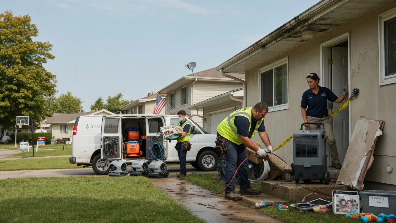 Water Damage Restoration in Lamoure, ND near me